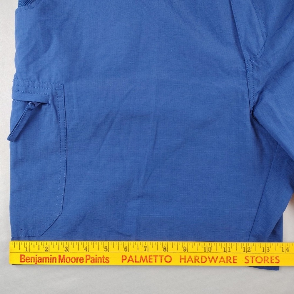 Reel Legends Tarpon Performance Shorts Mens XL Blue 7.5" Inseam Lightweight - Picture 15 of 16